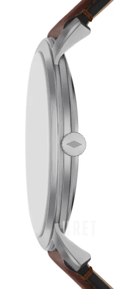 Minimalist Brun/Läder Ø44 mm