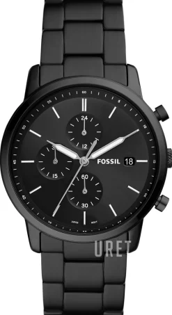 Minimalist Chronograph Svart/Stål Ø42 mm