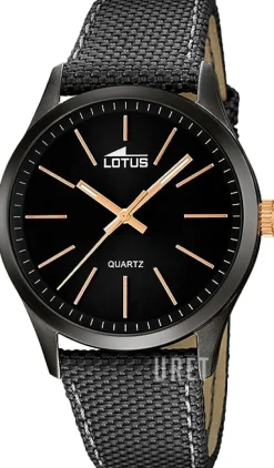 Minimalist Svart/Läder Ø42 mm