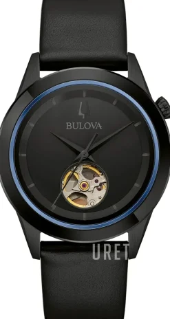 Modern Svart/Läder Ø40 mm