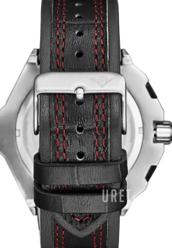 Monaco APO Chrono X Svart/Läder Ø44 mm