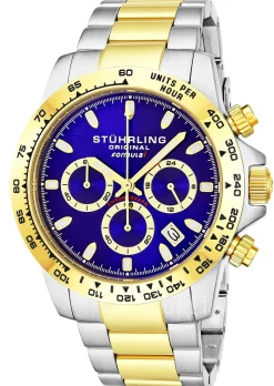 Monaco Blå/Stål Ø42 mm