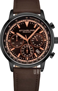 Monaco Brun/Läder Ø44 mm