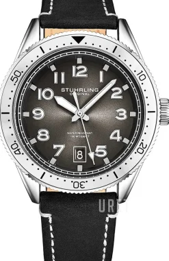 Monaco Grå/Läder Ø42 mm