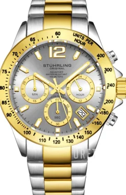 Monaco Silverfärgad/Gulguldtonat stål Ø42 mm