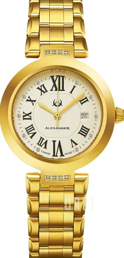 Monarch Champagnefärgad/Gulguldtonat stål Ø32 mm