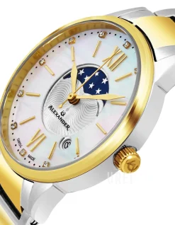 Monarch Vit/Gulguldtonat stål Ø35 mm