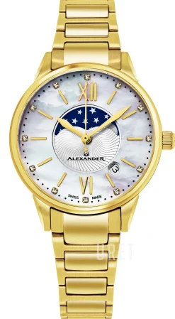 Monarch Vit/Gulguldtonat stål Ø35 mm