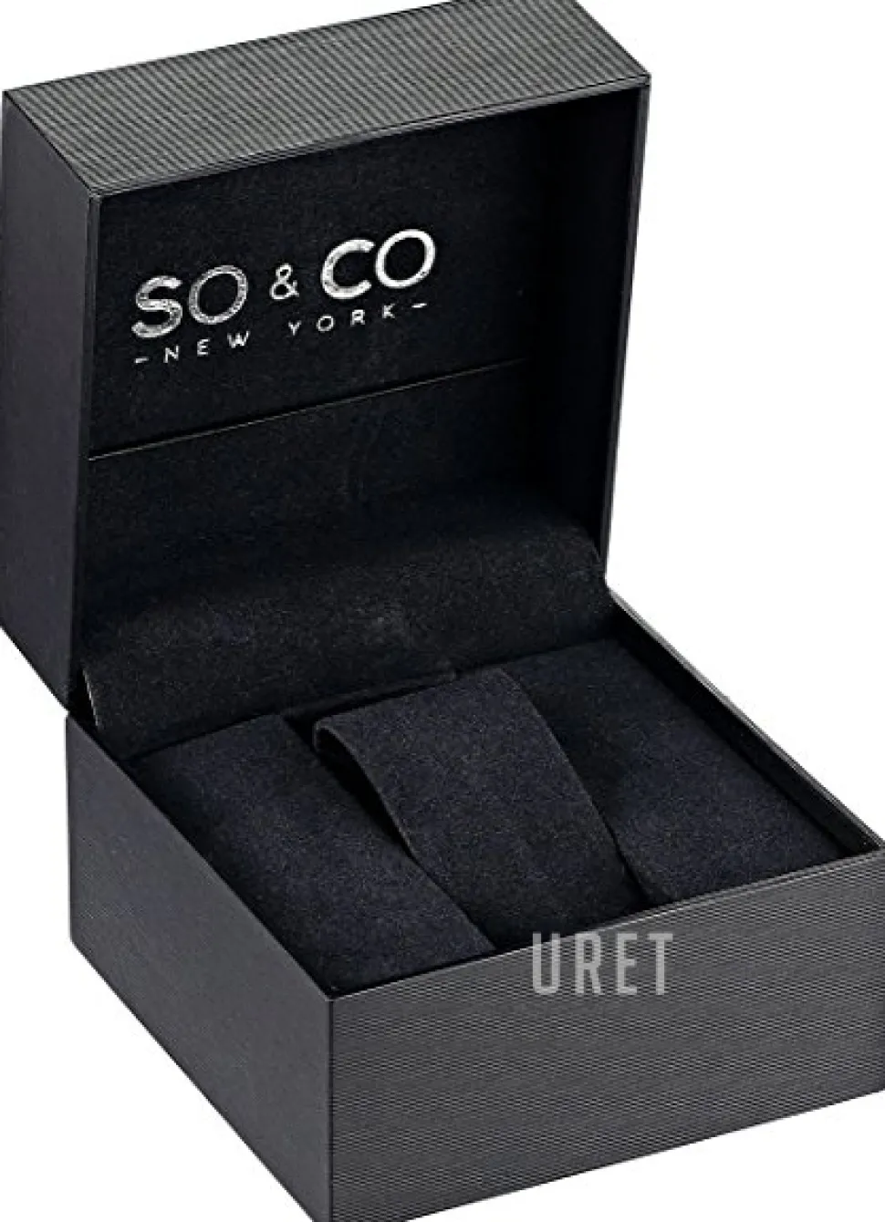 Monticello Svart/Stål Ø42 mm