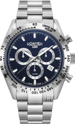 Monza 100 Blå/Stål Ø42 mm