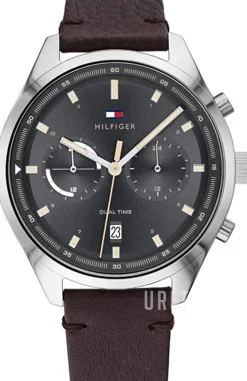 Mörkgrå/Läder Ø44 mm