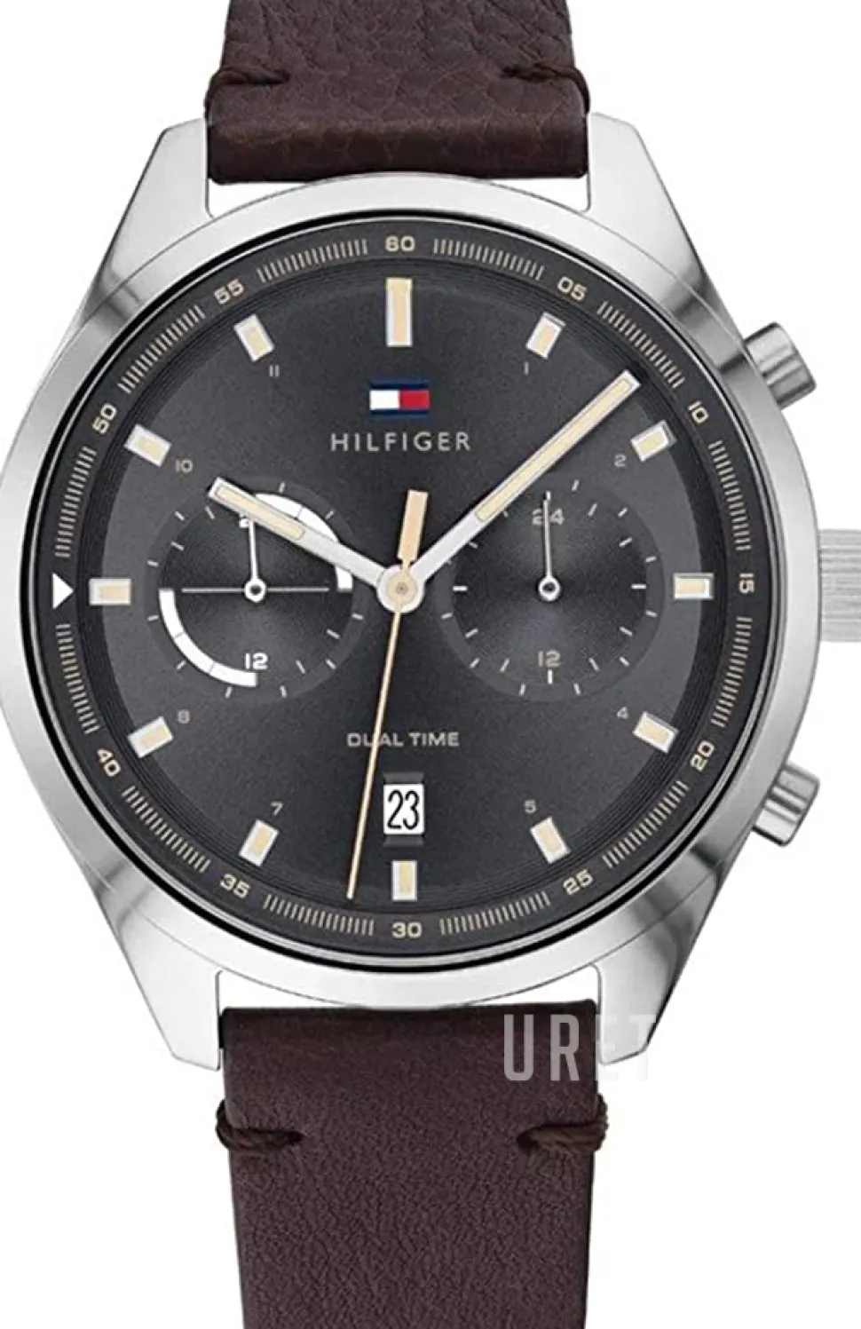 Mörkgrå/Läder Ø44 mm