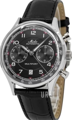 Multifort Svart/Läder Ø42 mm