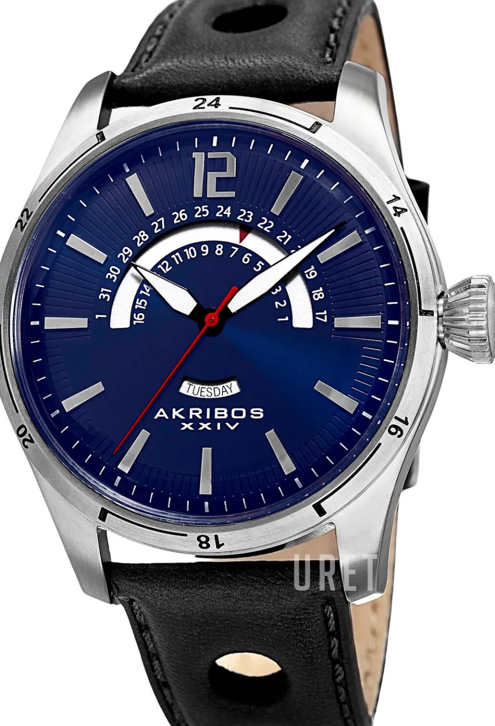 Multi-Function Blå/Läder Ø46 mm