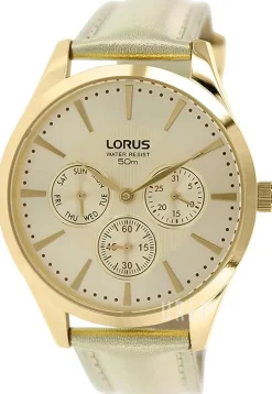 Multifunction Guld/Läder Ø38 mm