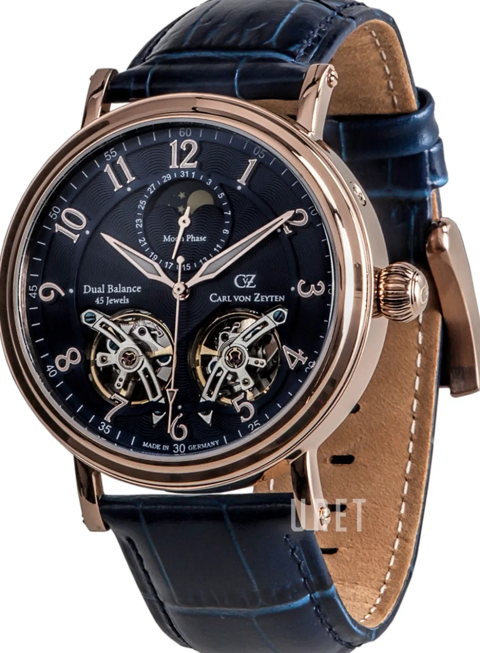 Murg Blå/Läder Ø46 mm