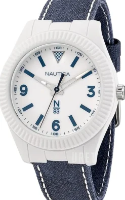 N83 Vit/Läder Ø41 mm