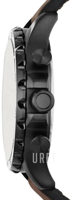 Nate Brun/Läder Ø50 mm