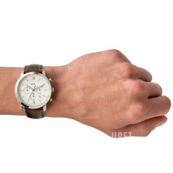 Neutra Chrono Antikvit/Läder Ø44 mm