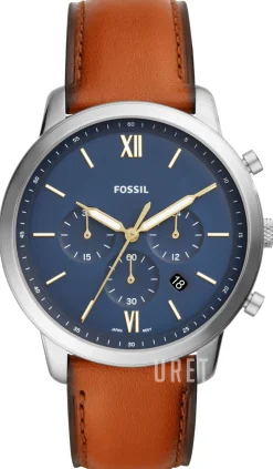 Neutra Chrono Blå/Läder Ø44 mm