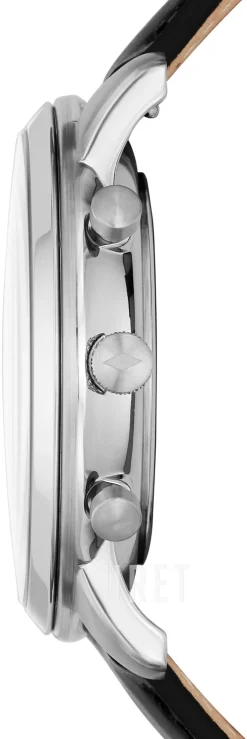 Neutra Chronograph Svart/Läder Ø44 mm