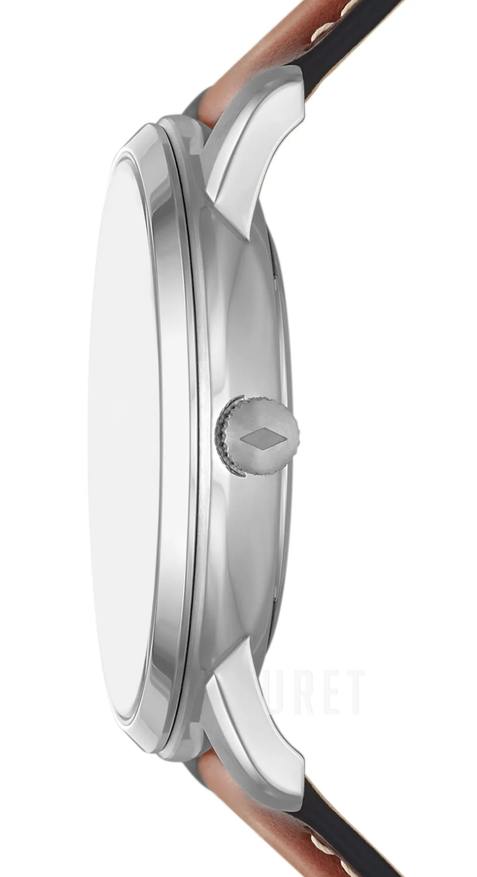 Neutra Minimalist Blå/Läder Ø42 mm