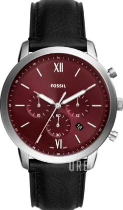 Neutra Röd/Läder Ø42 mm