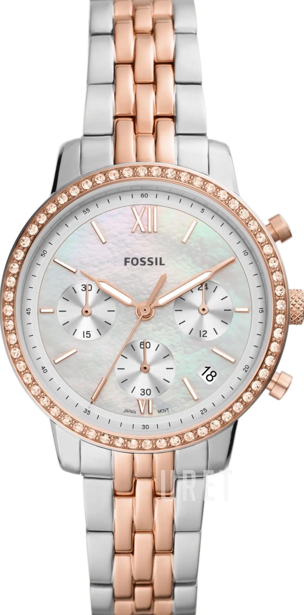 Neutra Roséguldstonat stål Ø36 mm