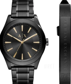 Nico Svart/Stål Ø44 mm