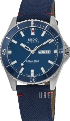 Ocean Star Blå/Läder Ø42.5 mm