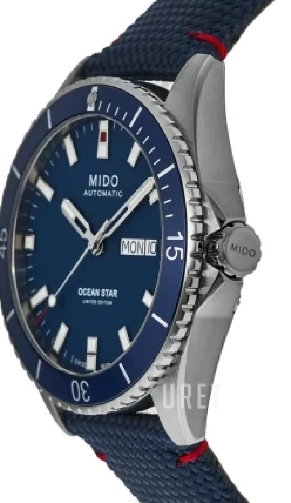 Ocean Star Blå/Läder Ø42.5 mm