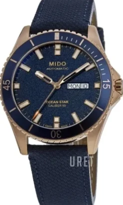 Ocean Star Blå/Läder Ø42.5 mm