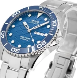 Ocean Star Blå/Stål Ø42.5 mm