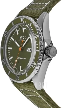 Ocean Star Grön/Läder Ø40.5 mm