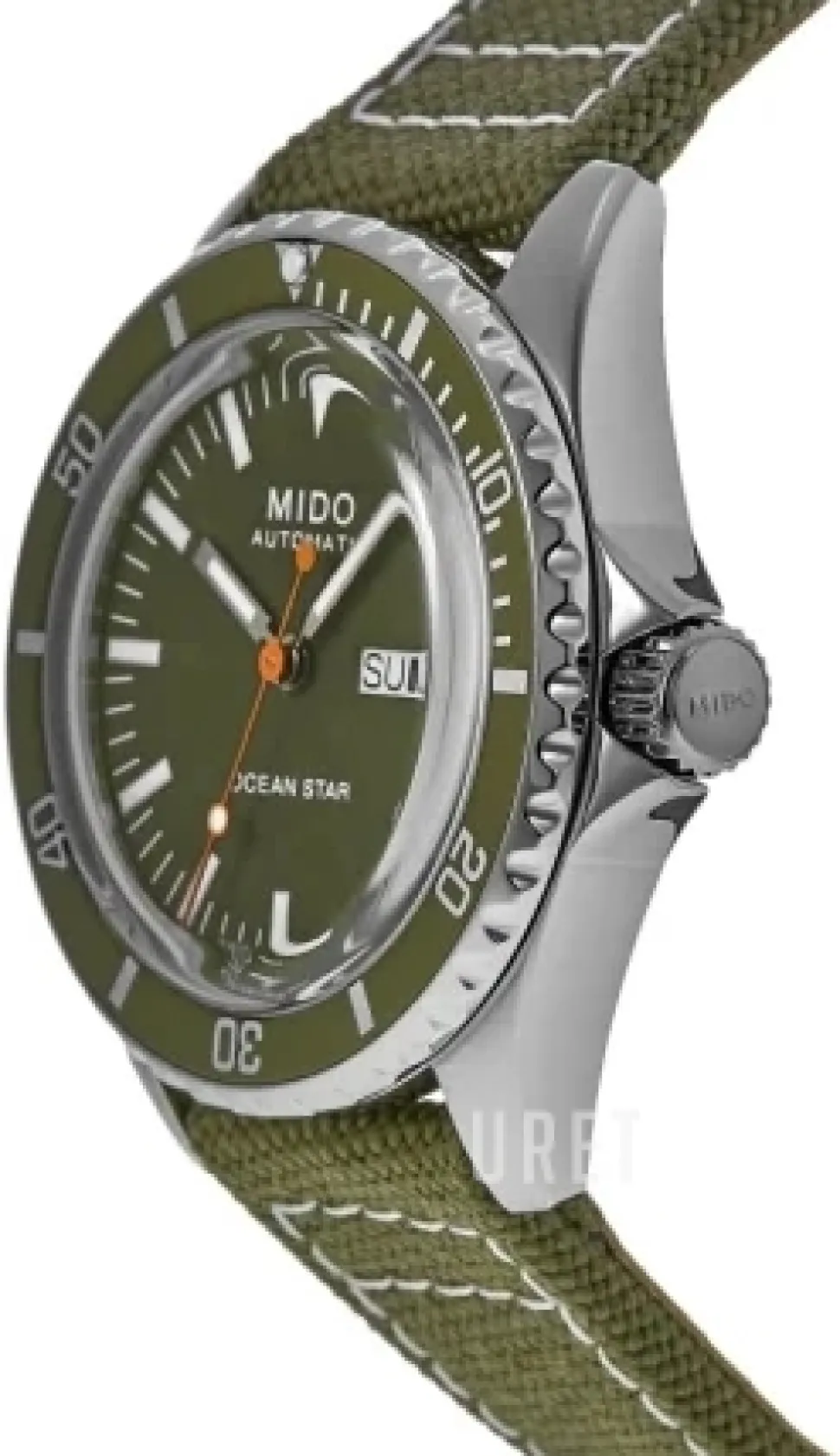 Ocean Star Grön/Läder Ø40.5 mm