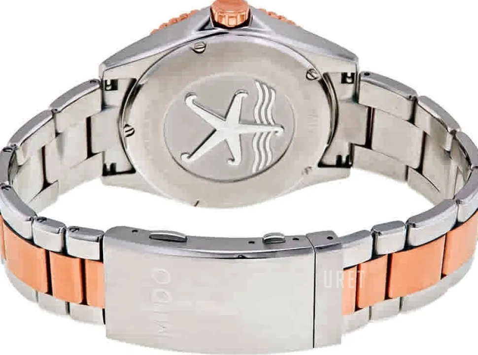 Ocean Star Svart/Roséguldstonat stål Ø42.5 mm