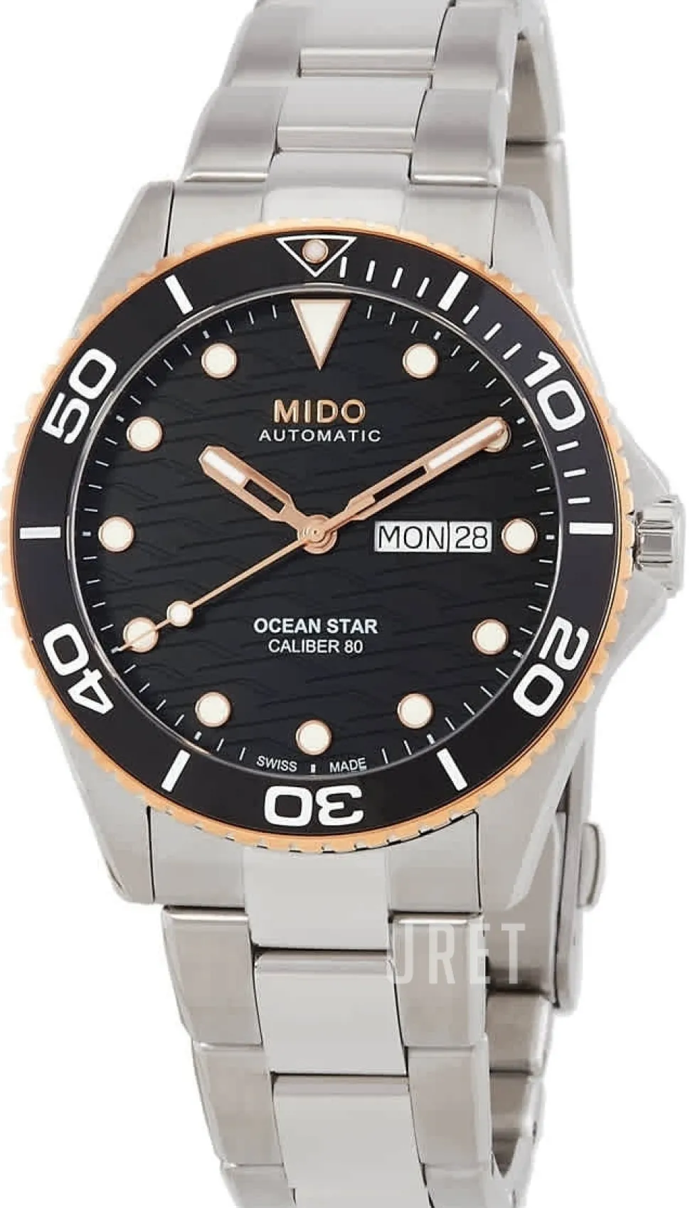 Ocean Star Svart/Stål Ø42.5 mm