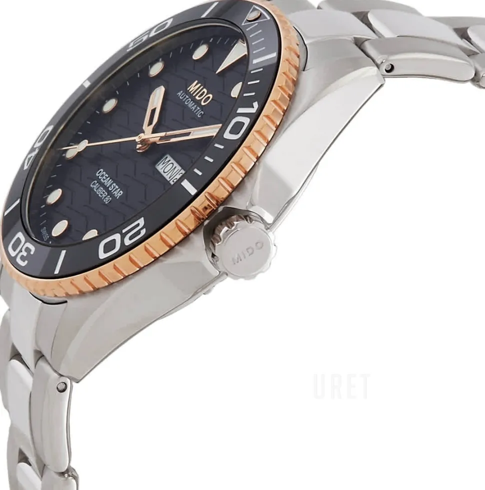 Ocean Star Svart/Stål Ø42.5 mm