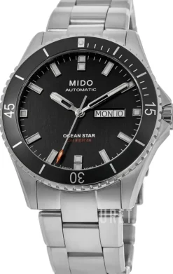 Ocean Star Svart/Stål Ø42.5 mm