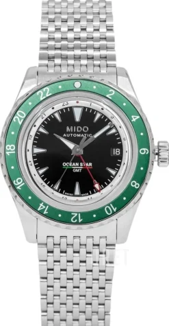 Ocean Star Svart/Textil Ø40.5 mm