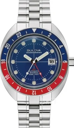 Oceanographer Blå/Stål Ø41 mm