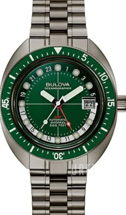 Oceanographer Grön/Stål Ø41 mm