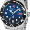 Offshore Diver Blå/Stål Ø44 mm