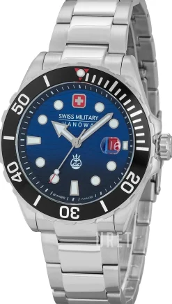 Offshore Diver Blå/Stål Ø44 mm