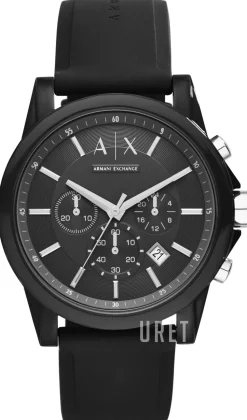 Outerbanks Svart/Gummi Ø44 mm