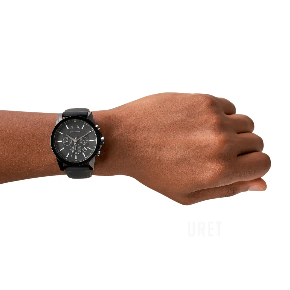 Outerbanks Svart/Gummi Ø44 mm