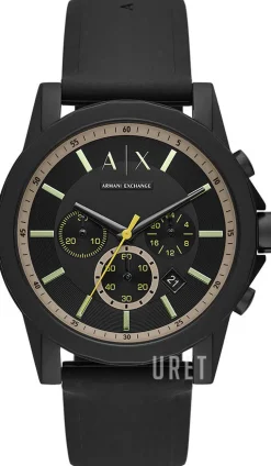 Outerbanks Svart/Gummi Ø44 mm