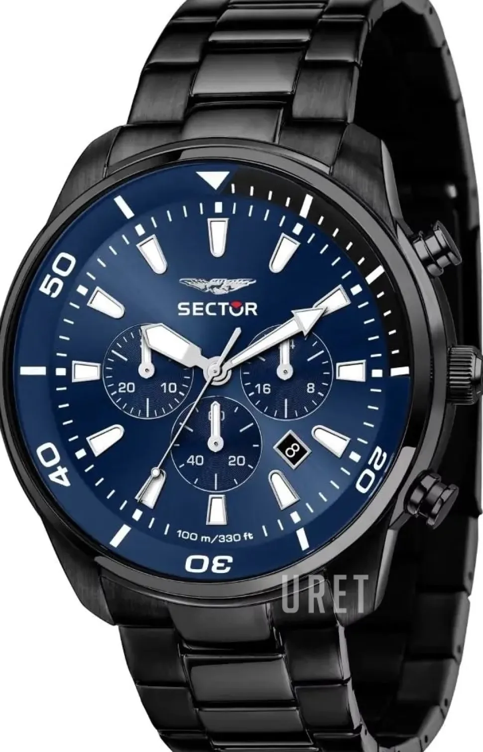 Oversize Blå/Stål Ø48 mm