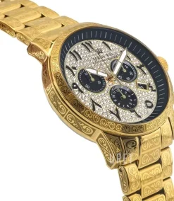 Palais Royale Arabic Guldtonat stål Ø43 mm