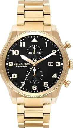 Panorama Svart/Gulguldtonat stål Ø44 mm